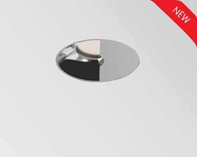 3" Round Streamline Wallwash-CE-R0-W