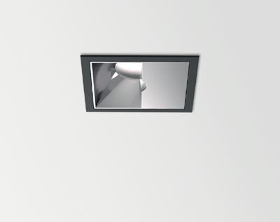 4" Square Wallwasher-C4-S1-W