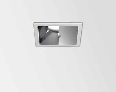 4" Square Wallwasher-C4-S2-W